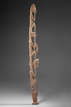 Asmat ancestor carving. From the collection of Jac Hoogerbrugge. Collected in the 1960’s or 1970’s. Published in “Asmat Art”,
