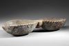 Double sago bowl. Collected by Jac Hoogerbrugge in the 1960’s or 1970’s.