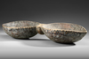 Double sago bowl. Collected by Jac Hoogerbrugge in the 1960’s or 1970’s.