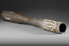 Important Waris Highlands drum with intact vellum. Collected by Jac Hoogerbrugge before 1969. See his drawing and collection notes.