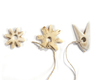 Sentani and Humboldt bay ear decorations in shell. Collected by Jac Hoogerbrugge in the 1950’s. See the collection notes.
