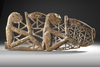 Openwork carving in a form derived from Prow ornaments. Collected by Jac Hoogerbrugge in the 1970’s.