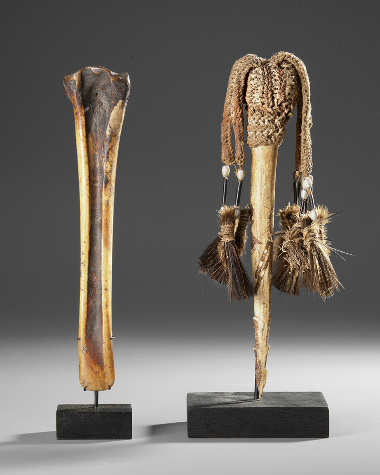 Bone scraper used to scrape the coco from the coconut. See the Hoogerbrugge collection note