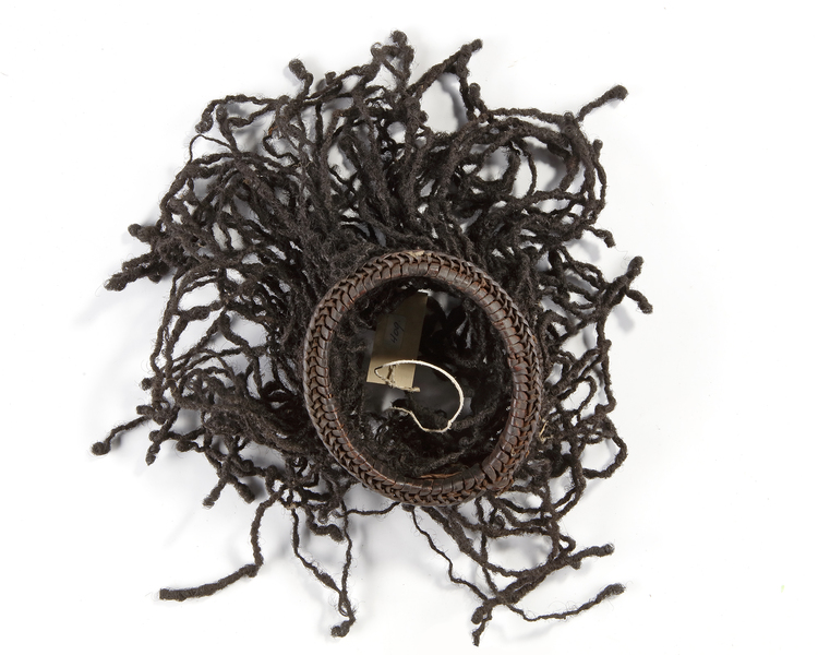 Asmat. Bracelet with human hair. Collected in Pirimapoen by Jac Hoogerbrugge before 1969