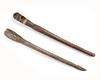 Two Asmat axe handles.  Collected by Hoogerbrugge in the 1960’s or 1970’s. See the drawing and collection notes by Hoogerbrugge.