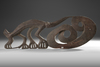 Asmat. Openwork/ajour carving. Collected by Jac Hoogerbrugge in the 1960’s or 1970’s. From the village of Mbiwar-Laut. See the Hoggerbrugge archive card.
