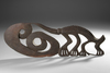 Asmat. Openwork/ajour carving. Collected by Jac Hoogerbrugge in the 1960’s or 1970’s. From the village of Mbiwar-Laut. See the Hoggerbrugge archive card.