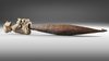Asmat sago bowl carved by Opokon of Omandesep (see his picture). Collected by Jac Hoogerbrugge in the 1960’s or 1970’s