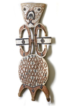 Asmat. Mask shield in the form of a turtle.Collected by Jac Hoogerbrugge in the 1960’s