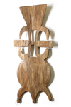 Asmat. Mask shield in the form of a turtle.Collected by Jac Hoogerbrugge in the 1960’s