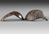 Two ancient coconut spoons collected by Jac Hoogerbugge in the 1960’s with rich patina of use.