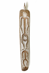 Asmat. Shield collected by Jac Hoogerbrugge in the 1960’s or 1970’s. See the drawing by Hoogerbrugge. Published in “Asmat by Jac Hoogerbrugge”