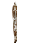 Asmat. Shield collected by Jac Hoogerbrugge in the 1960’s or 1970’s. See the drawing by Hoogerbrugge. Published in “Asmat by Jac Hoogerbrugge”
