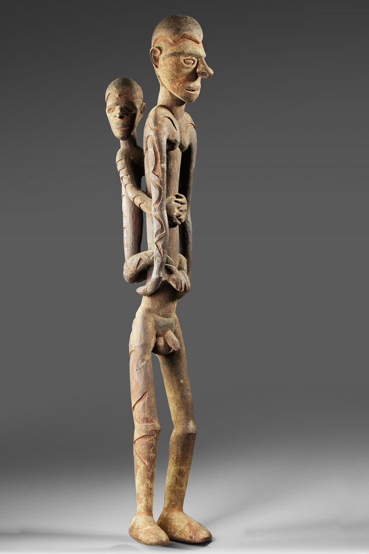 Asmat ancestor carving collected by Jac Hoogerbrugge in the 1960’s or 1970’s. Carved by Fasi from Mbiwar-Laut. See the drawings by Hoogerbrugge and the collection notes.