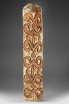 Asmat carving collected by Jac Hoogerbrugge in the 1960’s or 1970’s. Carved on both sides.