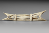 Large Asmat nosebone. Provenance Michel Thieme Amsterdam. Ex Ydema collection