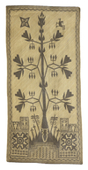 Four woven mats. Indonesia. From the collection of Jac Hoogerbrugge. Probably collected in the 1950’s or 1960’s.