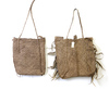 Two Asmat bags. Collected by Jac Hoogerbugge before 1969. See the drawings and collection notes by Hoogerbrugge.