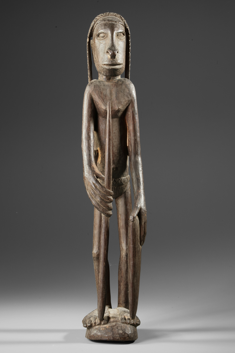 Asmat carving from the collection of Jac Hoogerbrugge.