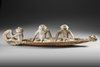 Ritual bowl with two figures in it. Collected by Jac Hoogerbrugge in the 1960’s or 1970’s.