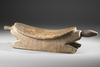 Sepik stool or headrest from the collection of Jac Hoogerbrugge.