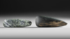 Two stone axes/celts. The green one collected by Koos Knol in the 1990’s, the black one by Jac Hoogerbrugge in the 1960’s or 1970’s.