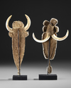 Maurik. Two Abelam Karaut/Karahut  war charms. Chest ornaments. Provenance: The Jolika Collection of John and Marcia Friede