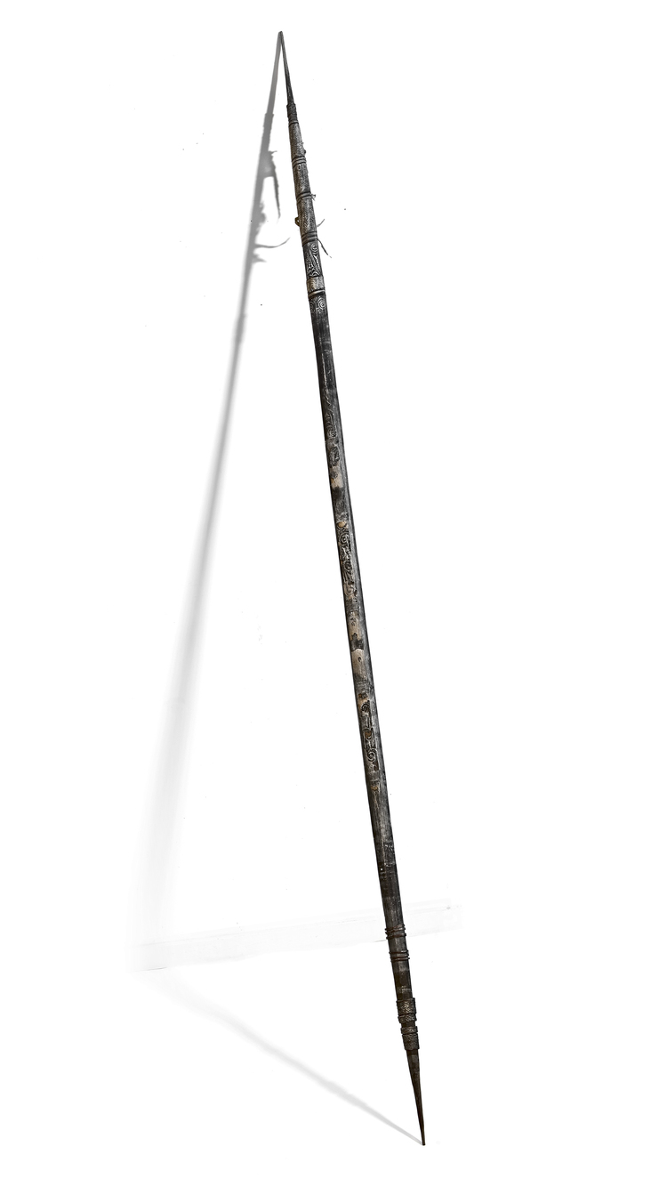 Sentani bow with two strings. Collected by Jac Hoogerbrugge in the 1950’s or 1960’s.