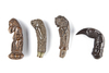 Four betel nut crusher and/or sword or kris handles.Collected by Jac Hoogerbrugge in the 1960’s and 1970’s.