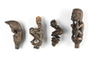 Four betel nut crusher and/or sword or kris handles.Collected by Jac Hoogerbrugge in the 1960’s and 1970’s.