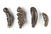Four betel nut crusher and/or sword or kris handles.Collected by Jac Hoogerbrugge in the 1960’s and 1970’s.