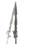 Asmat. Ceremonial spear. Collected by Jac Hoogerbrugge in the 1960’s or 1970’s.