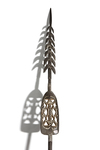 Asmat. Ceremonial spear. Collected by Jac Hoogerbrugge in the 1960’sor 1970’s.