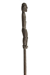 Asmat. Ceremonial paddle with ancestor figure. Collected by Jac Hoogerbrugge in the 1960’sor 1970’s