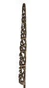 Asmat. Ceremonial paddle with ancestor figure. Collected by Jac Hoogerbrugge in the 1960’sor 1970’s.