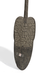 Asmat. Ceremonial paddle with ancestor figures. Collected by Jac Hoogerbrugge in the village of Komor in the 1960’sor 1970’s