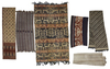 Six Indonesian textiles from the collection of Jac Hoogerbrugge.