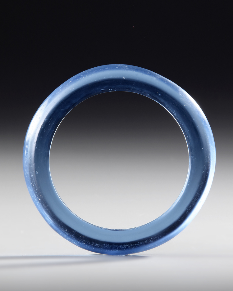 Abelam glass trade ring. Provenance Koos Knol.