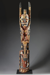 Large New Ireland Malagan carving. Provenance: New Guinea Primitive Arts Sydney. With label.