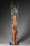 Large New Ireland Malagan carving. Provenance: New Guinea Primitive Arts Sydney. With label.