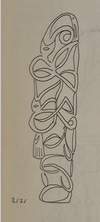 Openwork/ ajour carving Collected by Jac Hoogerbrugge in the 1960’s or 1970’s.