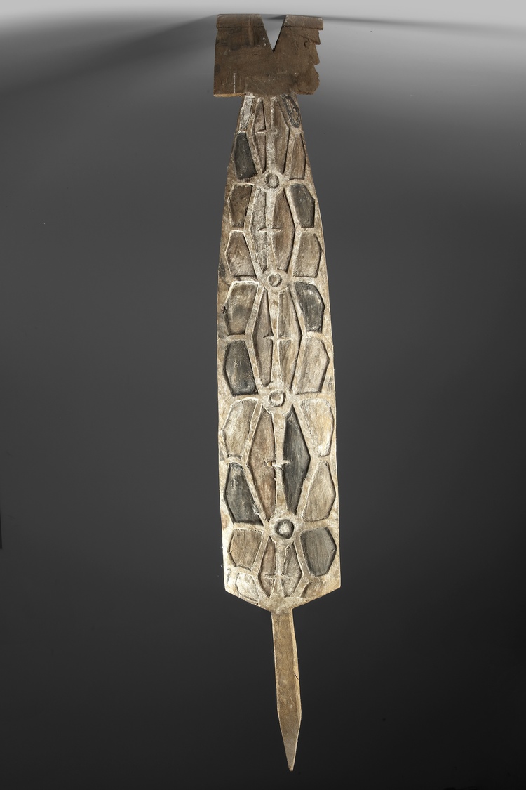 Kamoro Yamate board from Mimika. Used in initiation ceremonies. Collected in the 1990’s by Koos Knol.