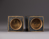 A pair of Chinese cloisonné enamel 'Eight Immortals' cong-form vases