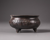 Two Chinese bronze censers