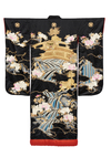 A theatre silk uchikake-type kimono