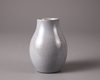 A Chinese grey crackle-glazed vase