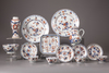 A group of 15 Chinese imari cups, saucers, bowls and a vase