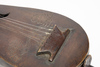 Travel writing kit (yatate) in the shape of a bronze biwa