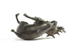 A Japanese bronze figure of a Kirin