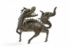 A Japanese bronze figure of a Kirin